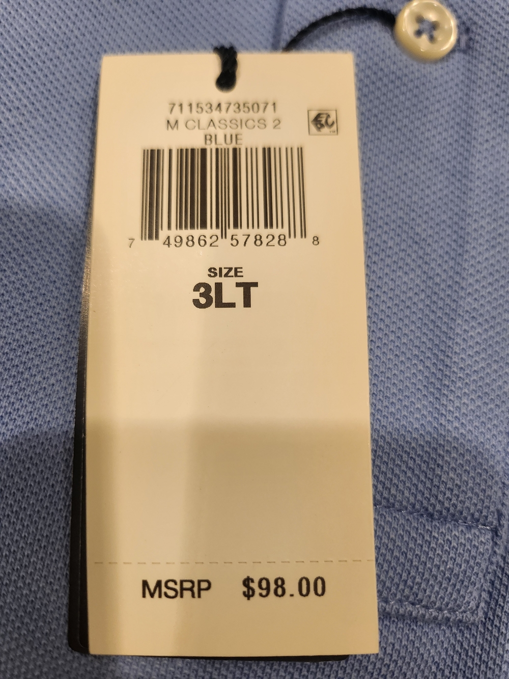 Polo by Ralph Lauren Light Blue Men’s Polo Shirt